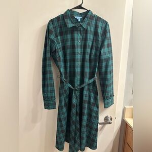 Fall ready Flannel dress!